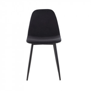 Set 2 scaune dining, 48x46x87 cm, Jaquard Black
