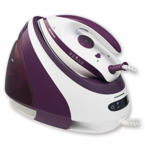 Statie de calcat cu boiler Heinner HIS-D3007IX, 3000 W (1600W boiler + 1400W fier), 7 bar, 1.8 L, Abur ajustabil: 140+/-15g/min talpa ceramica, oprire automata, Violet - Img 1