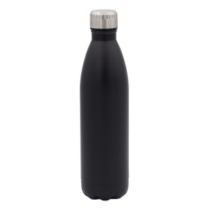 Sticla de apa termos, capacitate 750 ml, dimensiune 8 x 31 cm, Negru