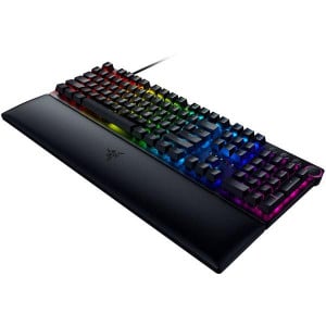 Tastatura pentru gaming, Razerz Huntsman V2 RGB, comutatoare violet, Negru - Img 2