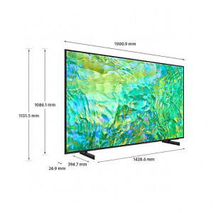 Televizor SAMSUNG LED 85CU8072, 214 cm, Smart, 4K Ultra HD, 100 Hz, Clasa G (Model 2023) - Img 8