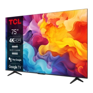 Televizor TCL LED 75V6B, 189 cm, Smart Google TV, 4K Ultra HD, Clasa E