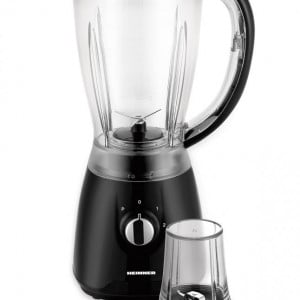 Blender de masa Heinner HBL-500R, 500W, 2 Viteze + Pulse, Bol 1.5L, Rasnita, Negru - Img 2