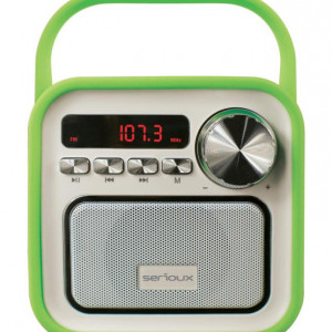 Boxa portabila Serioux Joy, Bluetooth, Radio FM, miscroSD, Verde