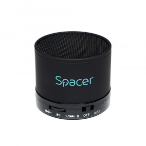 Boxa Portabila Spacer Topper, 3W, Bluetooth, Negru - Img 1