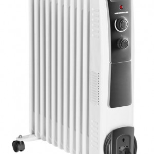 Calorifer electric cu ulei Heinner HOH-Y11WB, 2500 W, 11 elementi, protectie supraincalzire, termostat reglabil, alb - Img 2