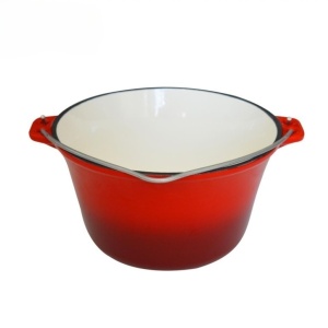 Ceaun din fonta emailata, 49x23 cm, Capacitate 22 L, Cooking by Heinner
