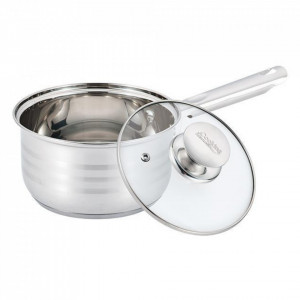 Cratita inox cu capac sticla, capacitate 1.9 L, Myra HR-HJ-019