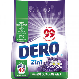 Detergent Rufe Lavanda, DERO 2 in 1, 3 Kg