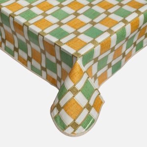 Fata de masa din PVC, dimensiune 180x140 cm, Carouri - Img 1