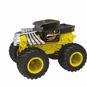 Masinuta Hot Wheels Monster Trucks - Bone Shaker, galben