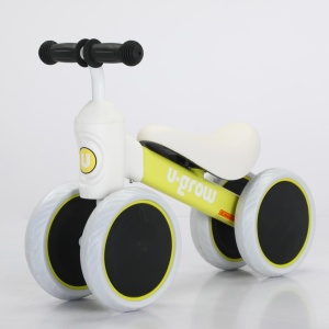 Mini bicicleta cu 4 roti U-Grow, galbena