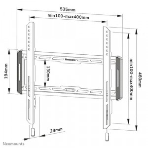 NM Screen TV Wall Mount Fix 32"-65" - Img 3