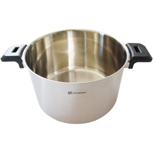 Oala din inox cu capac Schmitter Premium, inductie, 24x14 cm, 6 L - Img 2