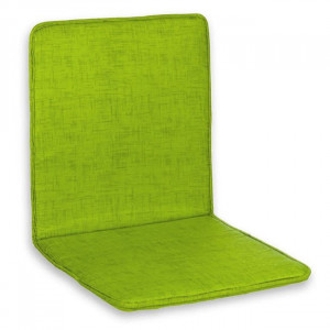 Perna decorativa de exterior pentru scaun cu spatar, doua fete, elastic pentru fixare, dimensiune 87x43 cm, Verde - Img 1