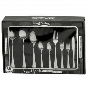 Set tacamuri 68 piese Heinner, New York, Inox - Img 4