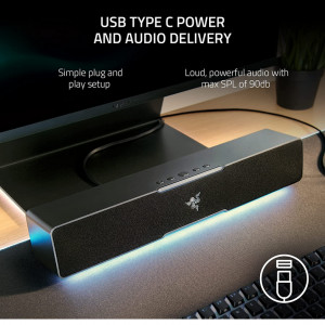 Soundbar Razer Leviathan V2 X, Bluetooth, Black - Img 2