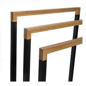 Suport uscator pentru prosoape, 3 spatii, dimensiune 45x21x76 cm - Img 2