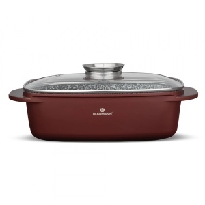Tava roaster dreptunghiulara cu capac, dimensiune 32x23x7 cm, capacitate 4.5 l, Blaumann BL-4144