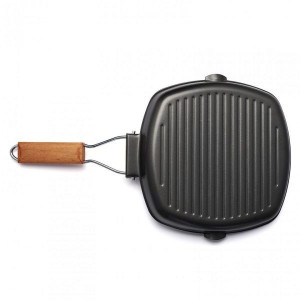 Tigaie grill cu maner detasabil, Vanora Delis VN-SYN-XB01, 24 X 3.5 CM - Img 2