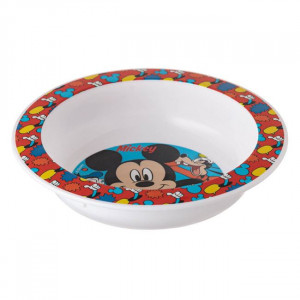 Bol din plastic model Mickey Mouse, diametru 16 cm - Img 2