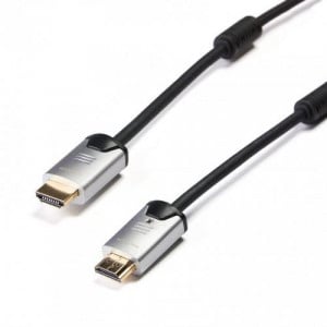 Cablu HDMI de mare viteza cu canal integrat pentru date (Ethernet) Serioux, lungime cablu 3.0 m, suport rezolutii 4K2K - Img 2