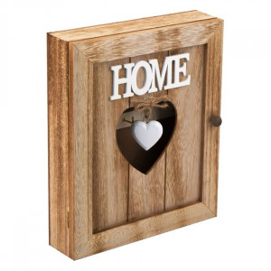 Cutie din lemn pentru chei, dimensiune 21x6x26 cm, Home