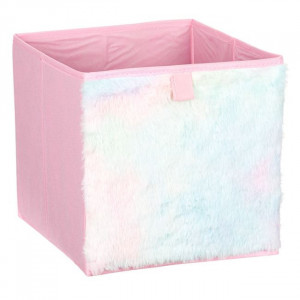 Cutie pentru depozitare, dimensiune 25x25x25 cm, Blanita roz