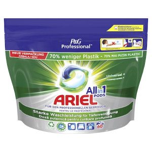 Detergent de rufe capsule, Ariel Professional All in1 PODS Regular, 120 spalari - Img 2