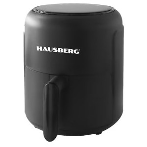 Friteuza cu aer cald Hausberg HB-2356, 1200 W, 2.6 l, 5 programe gatit, Negru