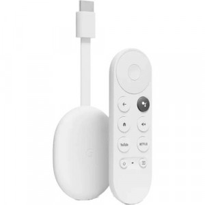 Google Chromecast Google TV, HD, HDMI, Bluetooth, Wi-Fi, Telecomanda comenzi vocale, Alb - Img 2