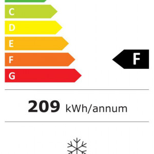 Lada frigorifica Heinner HCF-H98F+, 95 l, Clasa F, Control mecanic, Alb - Img 6