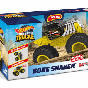 Masinuta Hot Wheels Monster Trucks - Bone Shaker, galben - Img 4