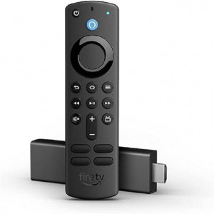 Media Player Amazon TV Stick 4K 2021, Quad-Core, Wi-Fi, Bluetooth, Dolby Atmos, Negru