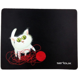 Mousepad Serioux , Cat , 250 x 200 x 3 mm