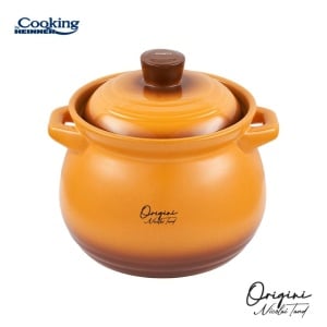 Oala ceramica cu capac, dimensiune 19 x 19.5 cm, capacitate 6 L, Origini Chef Nicolai Tand - Img 2