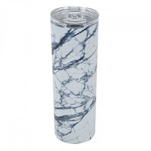 Pahar termos din otel inoxidabil, 600 ml, 7x21.5 cm, marble