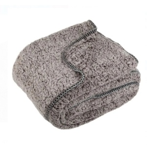 Patura din imitatie de blana, dimensiune 230x180 cm, Maro