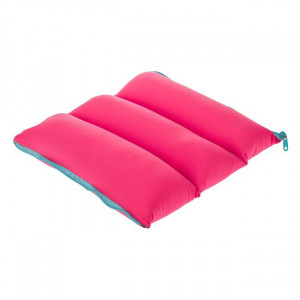 Perna textila 2 in 1 pentru plaja, dimensiune 35x35 cm, Fucsia - Img 1