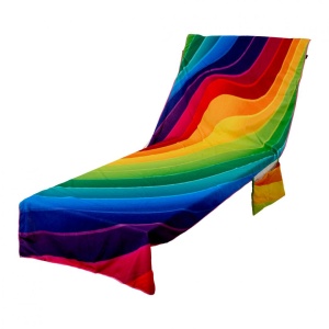 Prosop pentru sezlong 74x207 cm Rainbow - Img 1