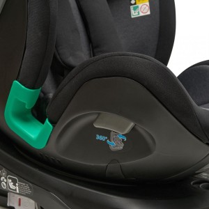 Scaun auto pentru copii U-grow Black, I-Size, rotativ 360 , Isofix, 40-150 cm - Img 8