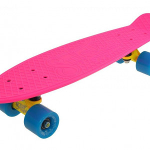 Skateboard tip cruiser Penny SLV Neon 22 inch roz/albastru