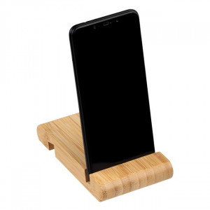Suport pentru telefon sau tableta, bambus, 8x13 cm