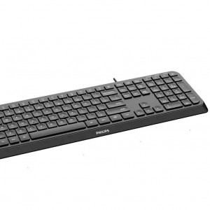 Tastatura Philips SPK6207, cu fir, negru - Img 2