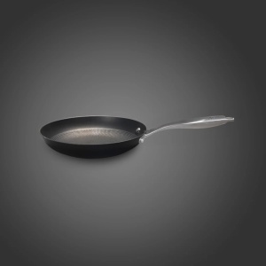 Tigaie fonta usoara tip fagure, maner inox, diametru 28 cm, baza inductie, antiaderenta, OTI - Img 3