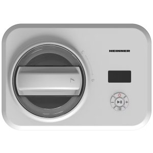 Aparat pentru preparat inghetata Heinner Glace HICM-150WHYG, Capacitate bol 1.5L, Mentinere la rece, Functie iaurt, Bol inghetata detasabil, 150W, Alb - Img 2