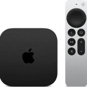 Apple TV, Apple, 4K, Wi-Fi, 64 GB de stocare (2022), Negru/Gri