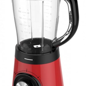 Blender Heinner RedPower HBL-500RRD, 500W, 2 viteze + Pulse, capacitate recipient 1.5l, rasnita inclusa, Rosu - Img 2