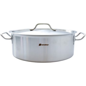 Cratita profesionala din inox cu capac Schmitter, 32x12 cm, 10 L - Img 3