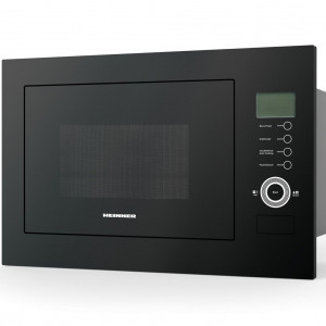 Cuptor cu microunde incorporabil Heinner HMW-25BIGBK, Capacitate 25L, Control touch, Display LCD - Img 2